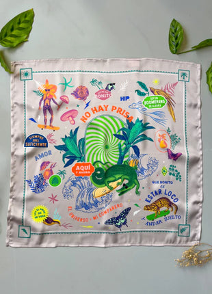 Pañoleta Coco Beige 45x45