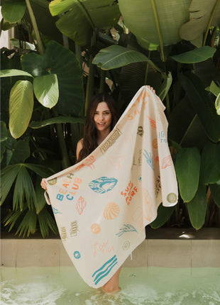 Toalla playera de microfibra Beach Club