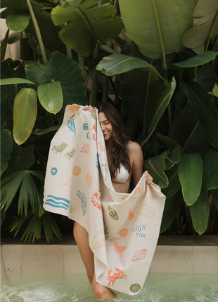 Toalla playera de microfibra Beach Club