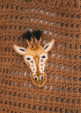 Punk Giraffe Brooch