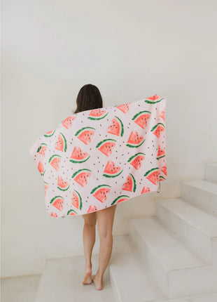 Toalla playera de microfibra Sandías