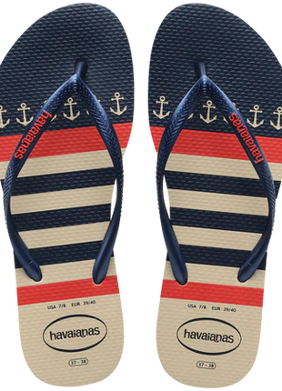 Sandalias Slim Nautical Bege Palha