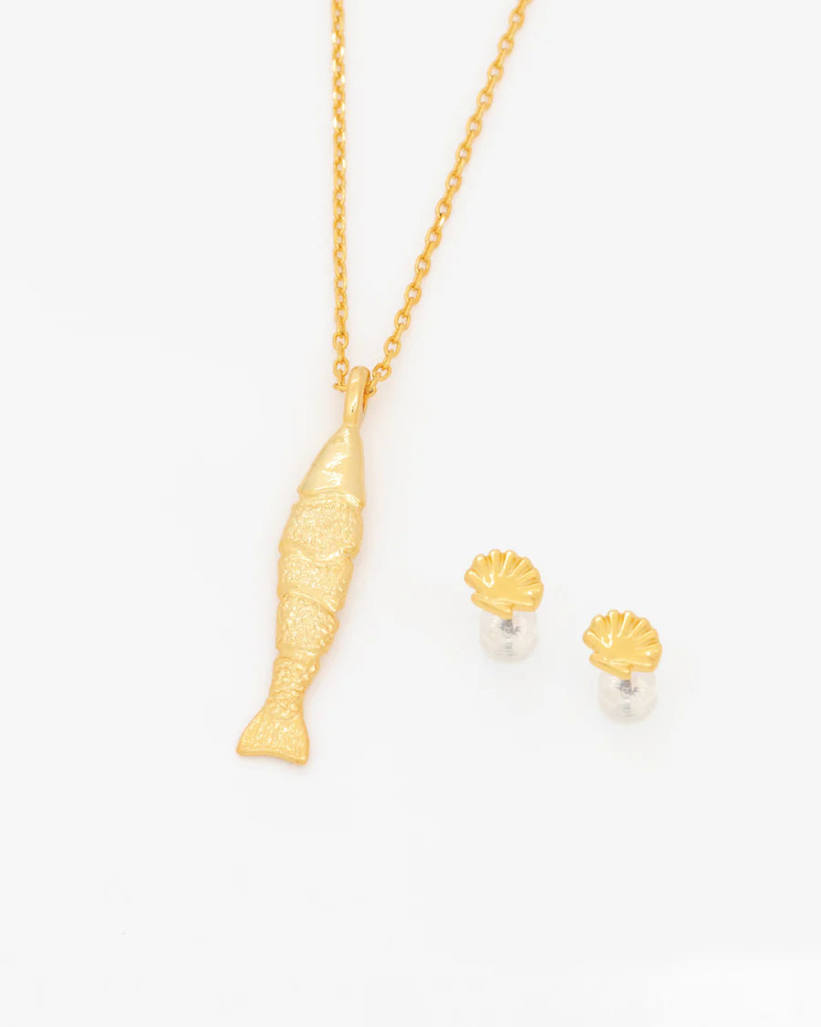 Collar Pez + Aretes