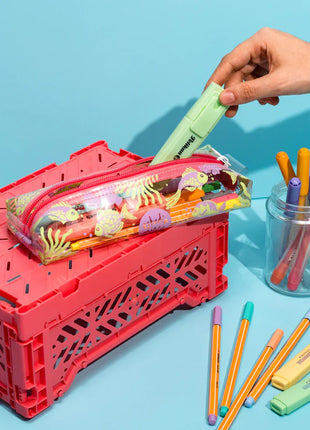 Cartuchera Planchita Fish Apple Green