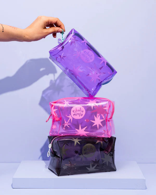 Cosmetiquera Boxy Star Pink