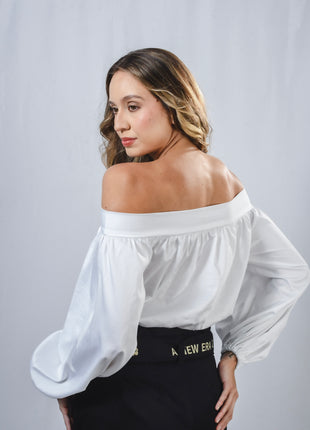 Blusa Petal Off Blanco