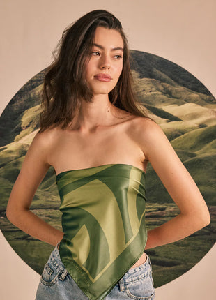 Pañoleta Geo - Limón 70 X 70 CM