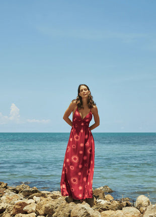 Vestido de Playa Vinotinto Ipanema