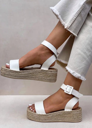 Plataforma Espadrilla Blanco