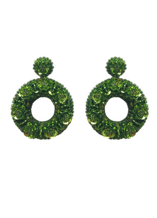Spring Round S Earrings