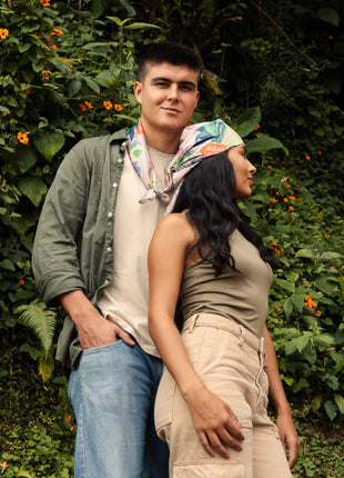 Pañoleta Coco Beige 70x70