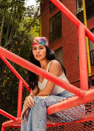 Pañoleta Jana Uva 45x45