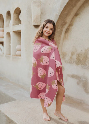 Toalla playera de microfibra Fresas