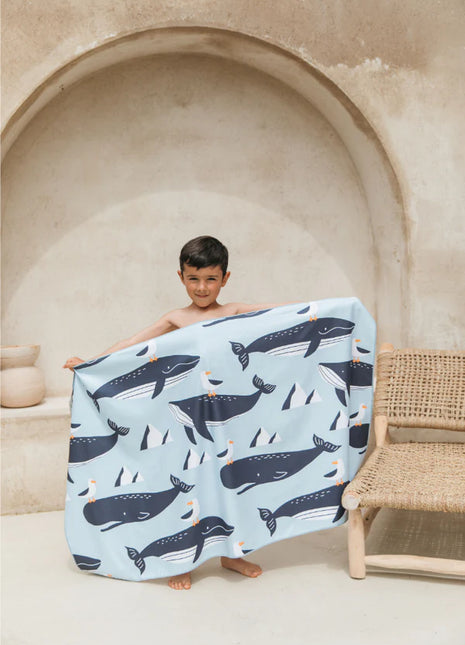 Toalla playera de microfibra Gaviotas
