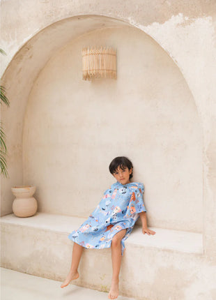 Poncho toalla de Microfibra Perritos