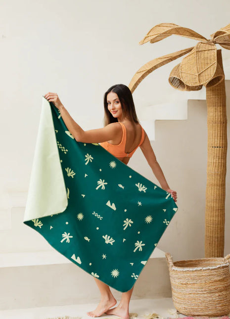 Toalla playera de microfibra Arrecife