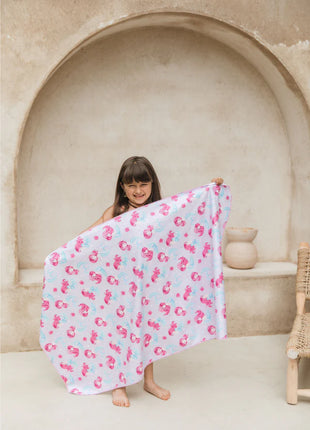 Toalla playera de microfibra Sirenita