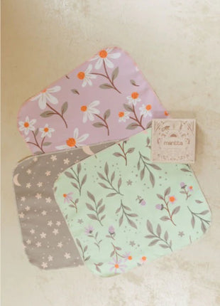 Set de toallas faciales Flores