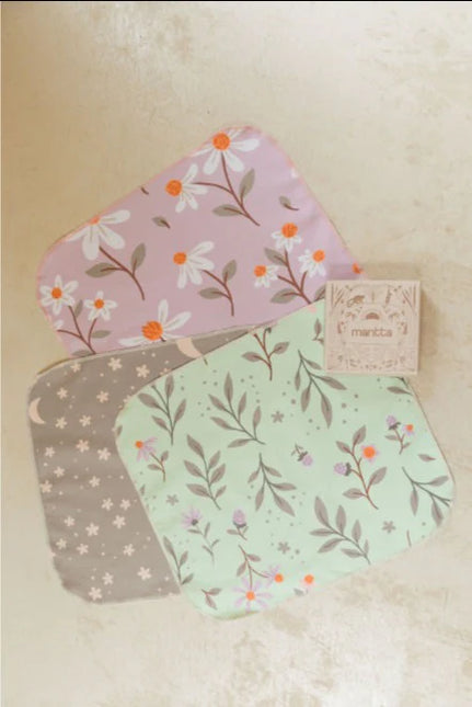 Set de toallas faciales Flores