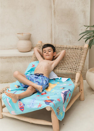 Toalla playera de microfibra Submarino