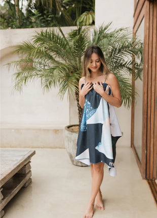 Toalla playera de microfibra Mantas