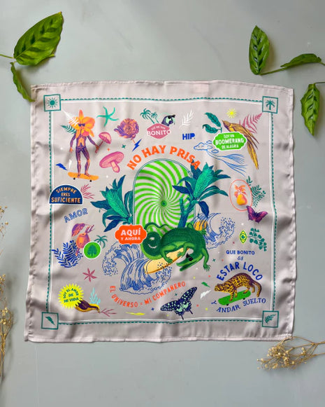 Pañoleta Coco Beige 45x45