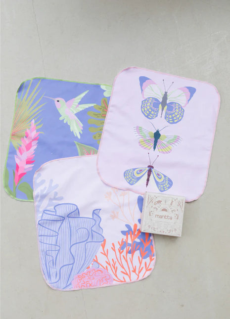 Set de toallas faciales Primavera