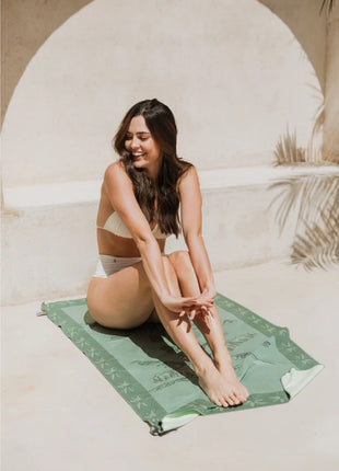 Toalla playera de microfibra Palmeras