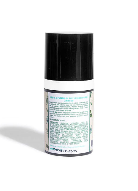 Aceite Reparador de Puntas La Receta 30 ml