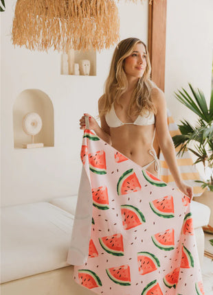 Toalla playera de microfibra Sandías