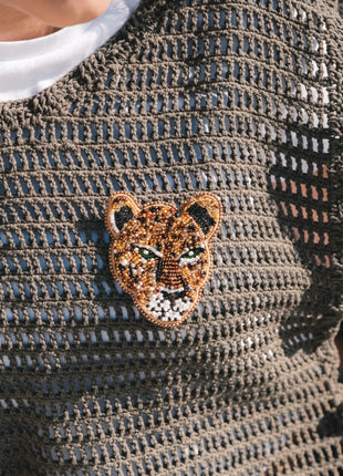 Leopard Brooch