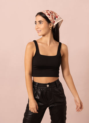 Pañoleta Flori Coffe 45x45