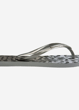 Sandalias Slim Animals Cinza