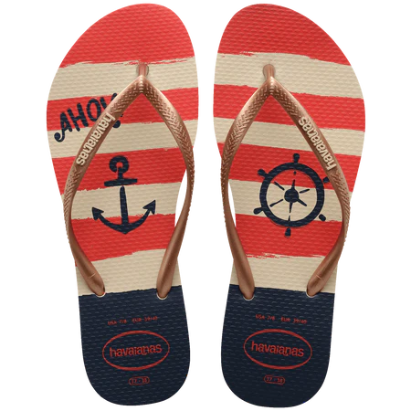 Sandalias Slim Nautical Rose
