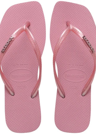 Chanclas Havaianas Slim Square Logo Metallic