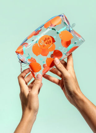 Cosmetiquera Black Lemon Coral