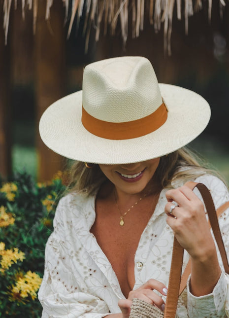 Sombrero Fedora Caramelo