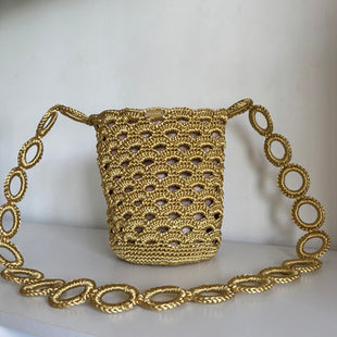 Mochila Abanico Tejida En Hilo de Seda