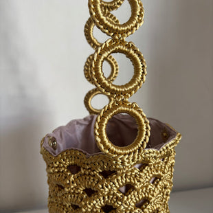 Mochila Abanico Tejida En Hilo de Seda