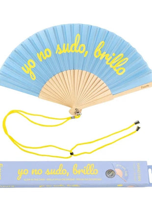 Abanico "Yo no sudo, brillo"  o