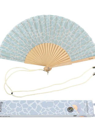 Abanico estampado de mar