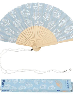 Abanico estampado de mar