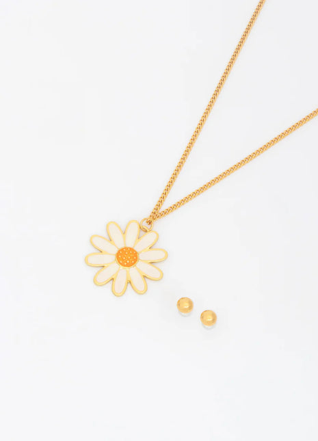 Collar Maxi Margarita + Aretes