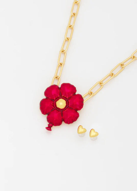 Collar Flor + Aretes By Jose Y Cami