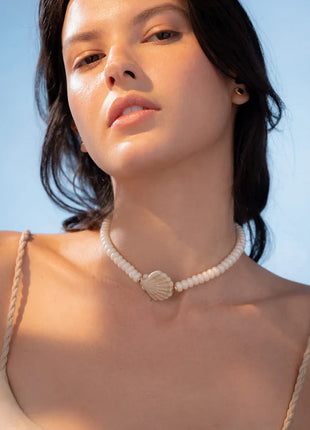 Collar Concha + Aretes