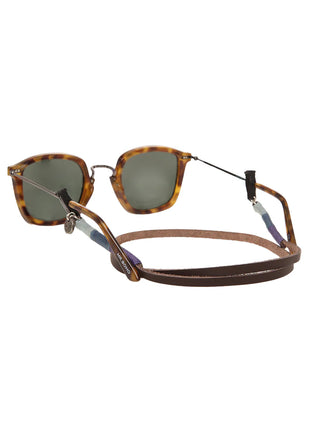 Cuelga Gafas Cuero Bordado