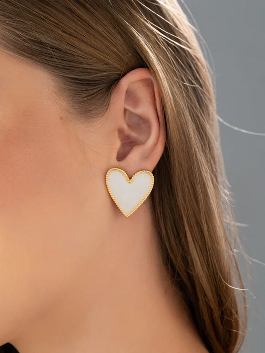 Aretes Corazón Gold