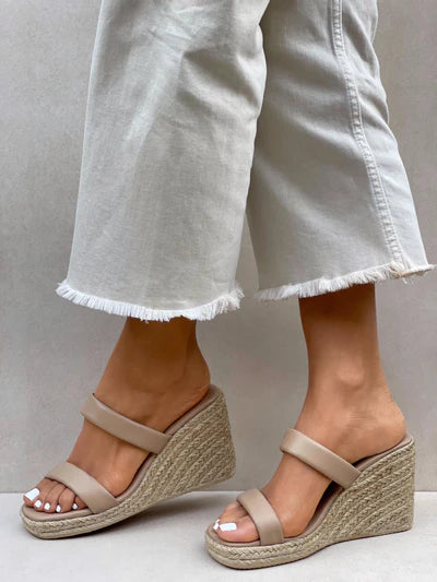 Plataforma en Yute Talco Capuchino