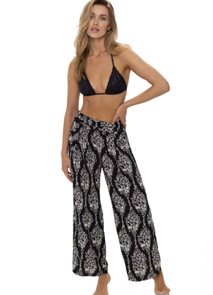 Pantalón Bota Ancha Negro Cleo Colección Soleil