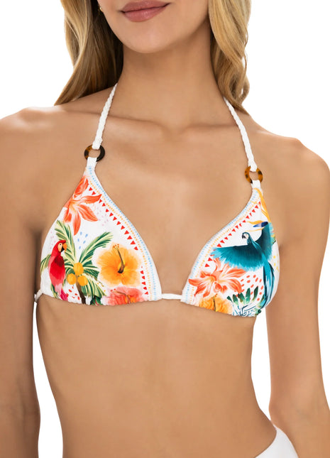 Bikini Triángulo Bicolor Copacabana